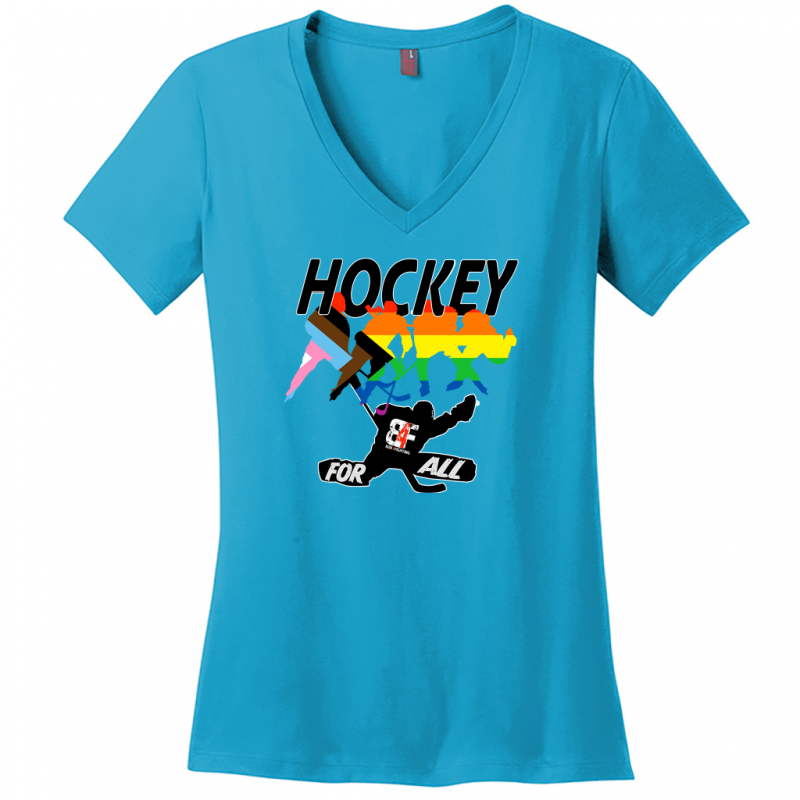 Hockey For All V-Neck