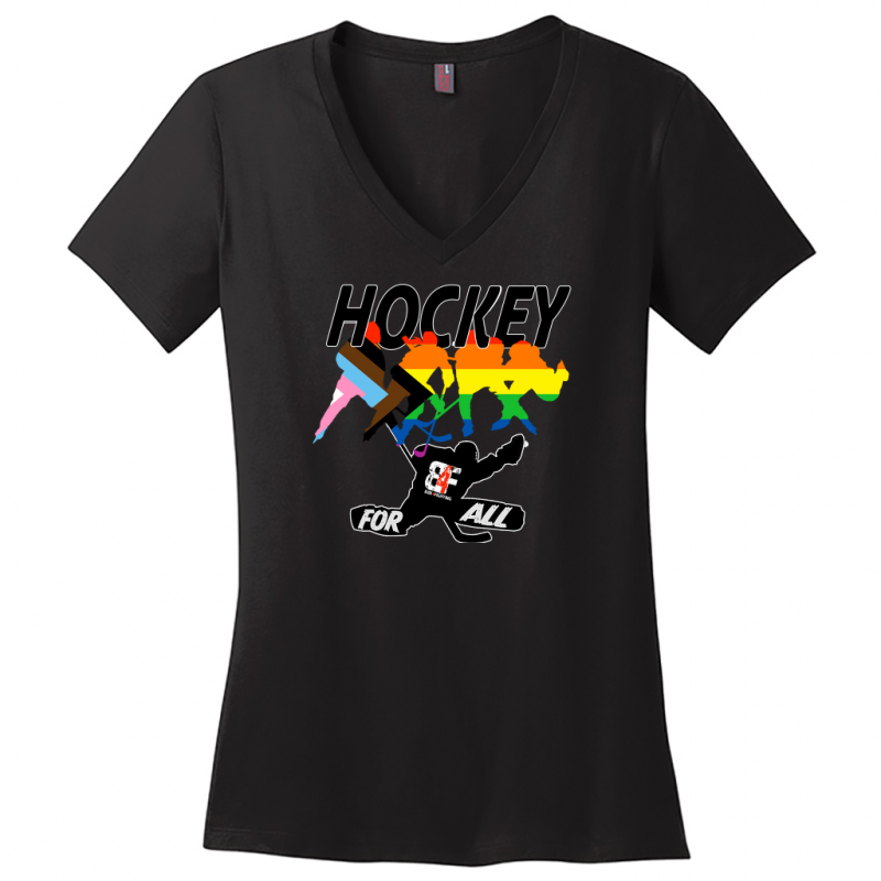 Hockey For All V-Neck