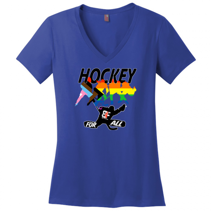 Hockey For All V-Neck