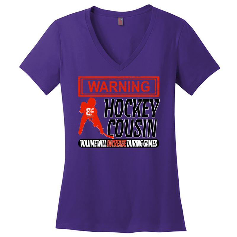 Warning Cousin V-Neck