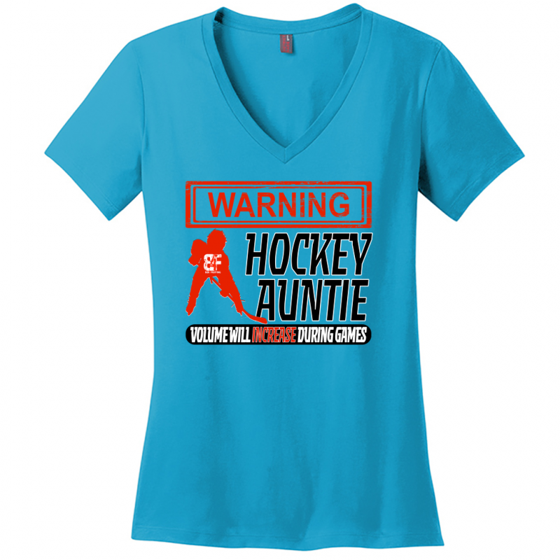 Warning Auntie V-Neck