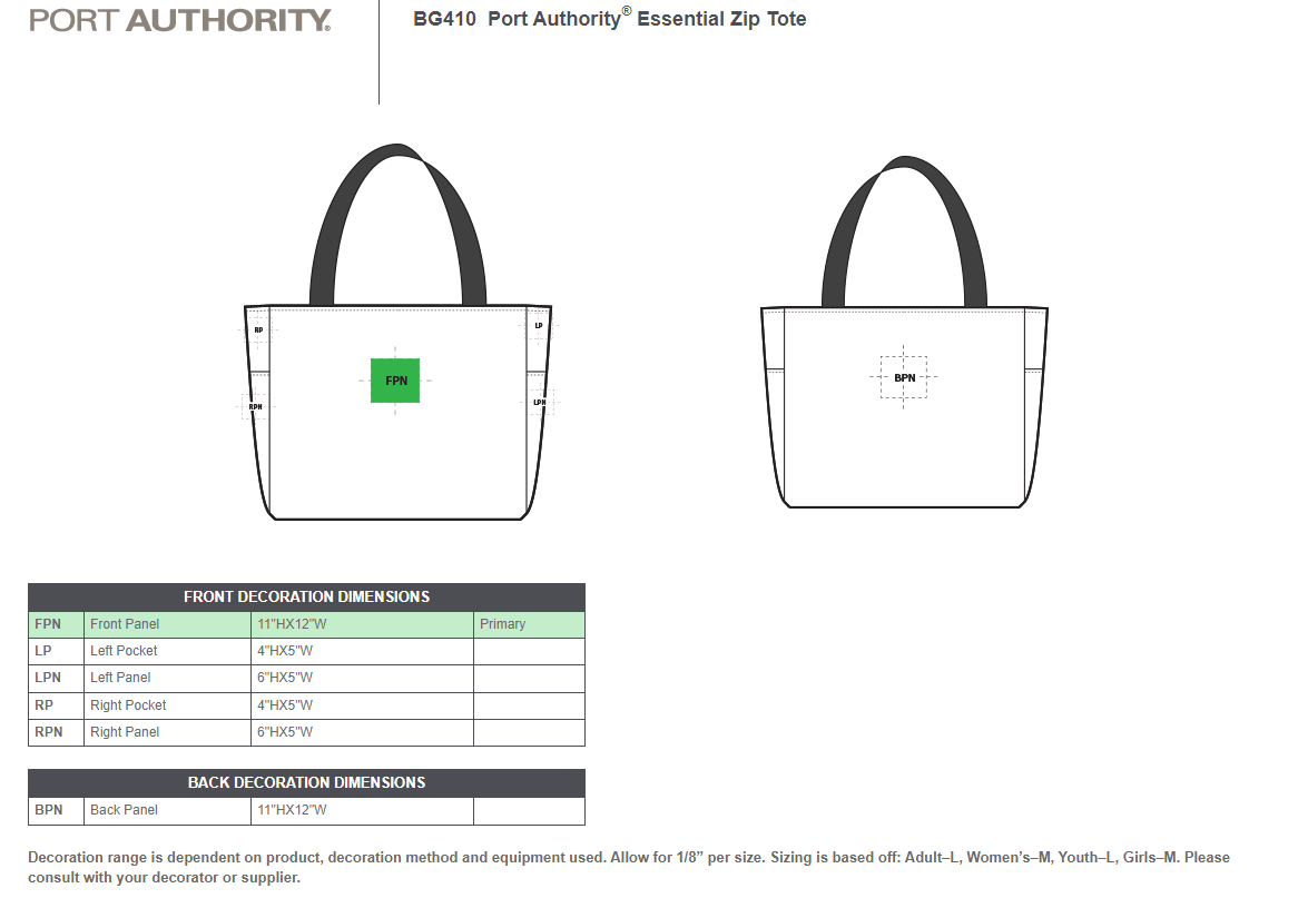 Hockey Mom Zip Tote